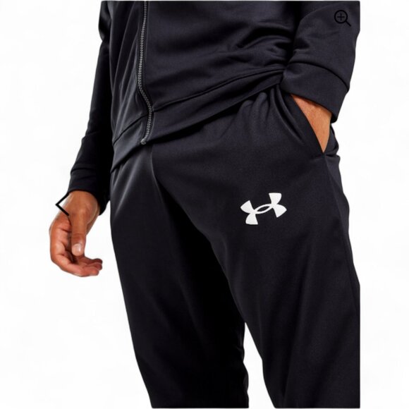 Under Armour Tracksuit Mens Size M Game Royal/Black Matching 2 pIece Set Outfit - Picture 4 of 12